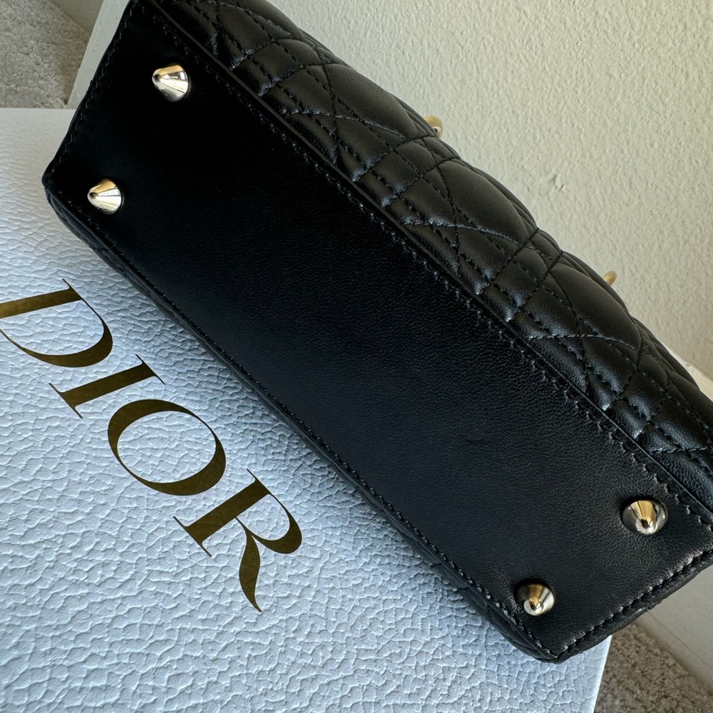 Used Lady Dior Small Black - Picture 14 of 14